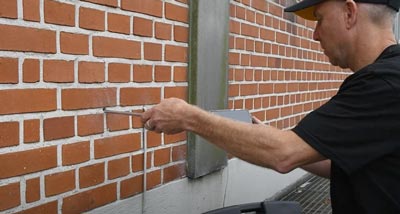 Endoscopisch onderzoek van de spouwmuur